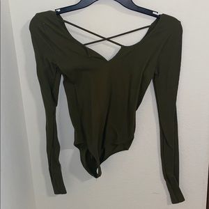 Olive Green Bodysuit